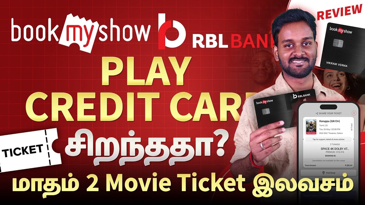 RBL BookMyShow Play Credit Card Review | The Best Credit Card for Movie Tickets?