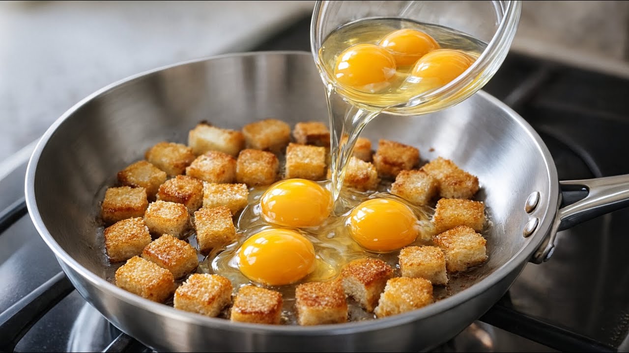 I tried something NEW with Eggs and Toast,  Now My wife wants it every night!