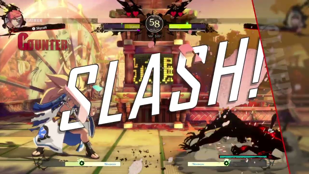 Guilty Gear Strive Baiken Vs Zato