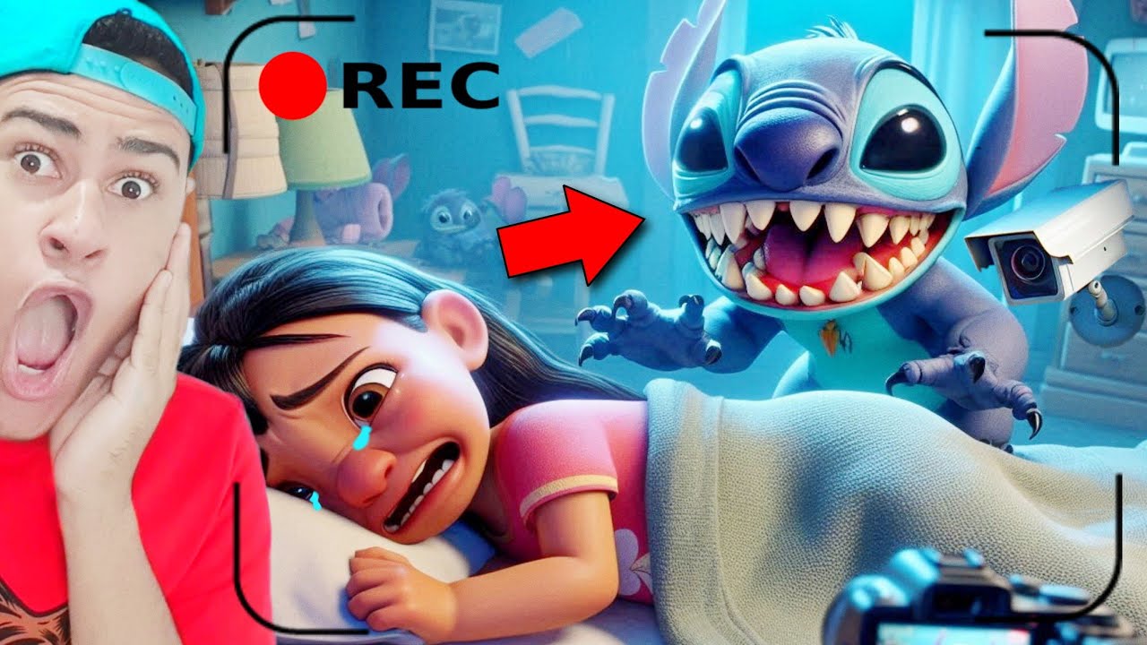 COLOQUEI CÂMERAS NA CASA DE LILO E STITCH!! 😱 - Isso aconteceu...