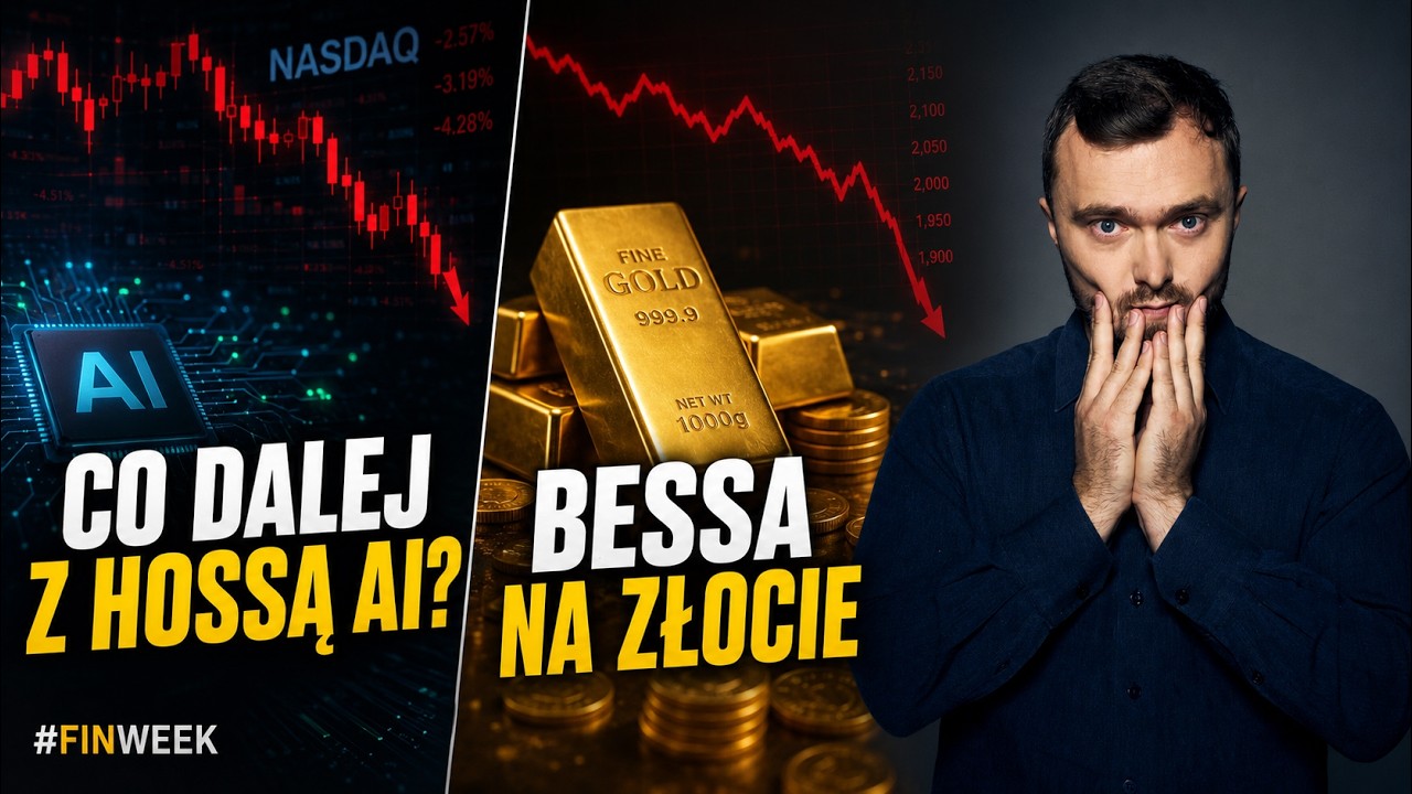 Nasdaq zalicza korektę, a złoto wpada w bessę. Co dalej z hossą AI?