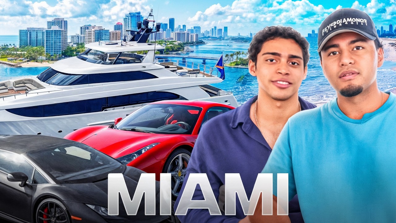 Lambos & Yachts In Miami | Day In The Life W/ My Friend