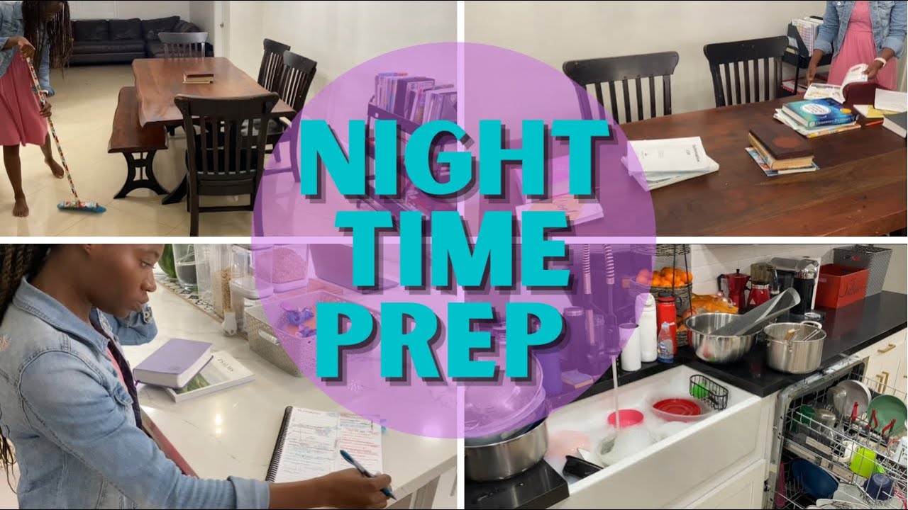Homeschool Homemaking Mom Evening Routine || What a typical evening routine looks like
