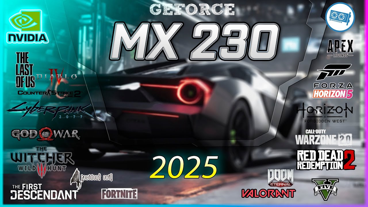 Nvidia GeForce MX230 in 40+ GAMES    | 2025