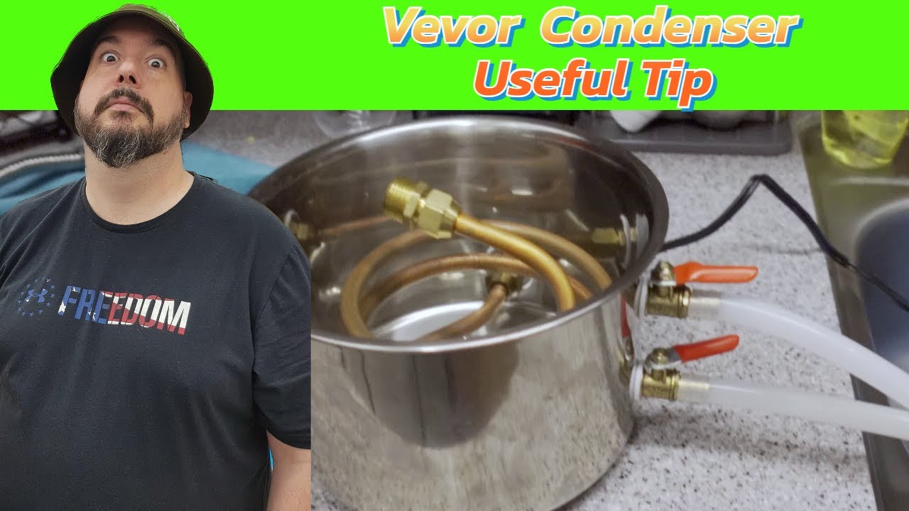 Important VEVOR Condenser Tip! How to Balance Water Flow for Your Still