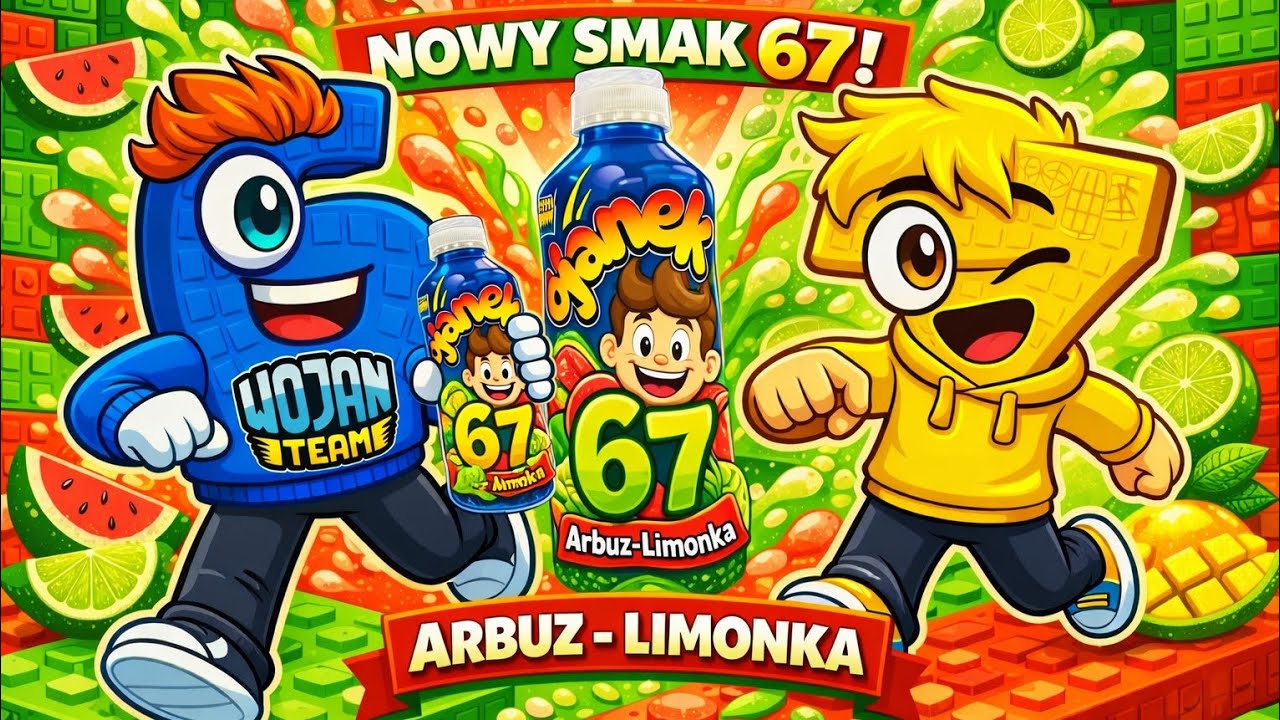 Wojan - Pij Wojanka – Arbuz Limonka 6️⃣7️⃣ 🍉🍋‍🟩 Nowy Smak 67 Brainrot Remix