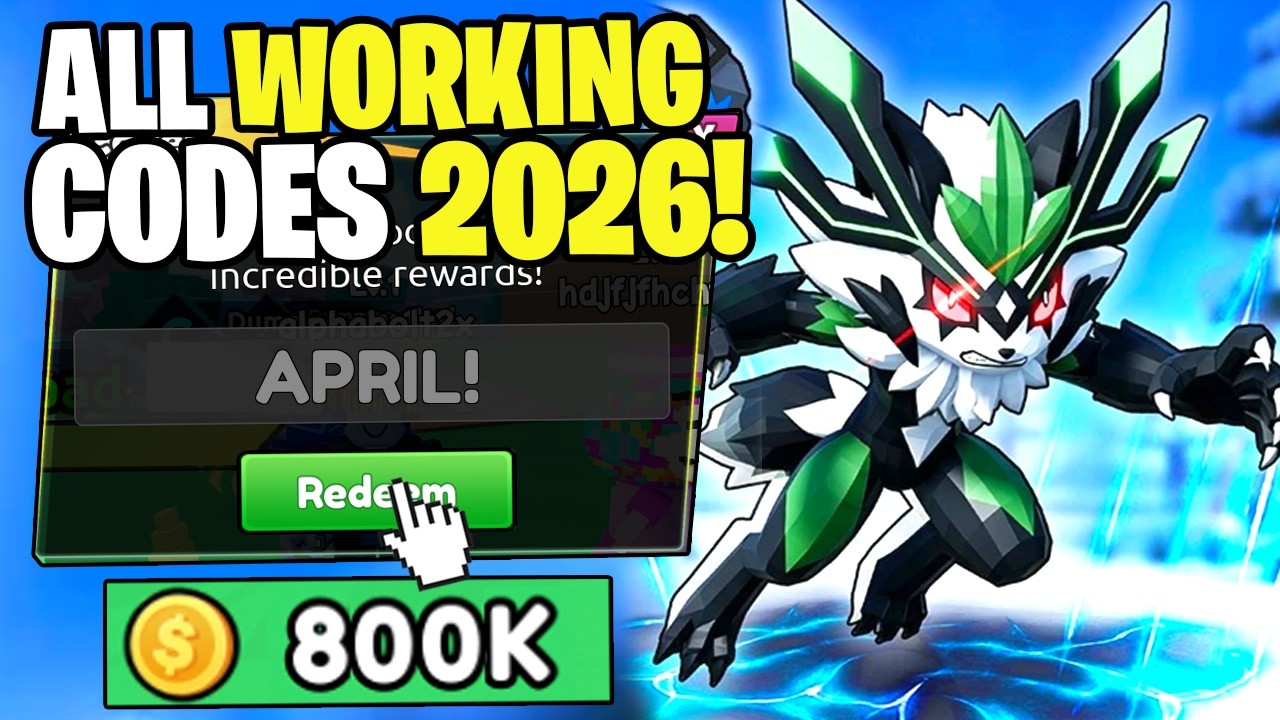 *NEW* ALL WORKING CODES FOR CATCH A MONSTER IN APRIL 2026! ROBLOX CATCH A MONSTER CODES