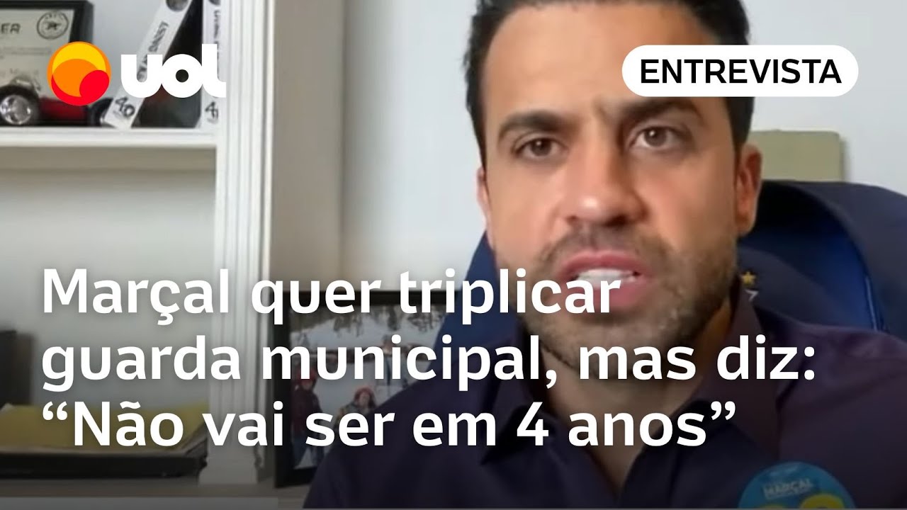 Pablo Marçal fala em plano de triplicar guarda municipal de São Paulo, mas diz: 'Não dá em 4 anos'