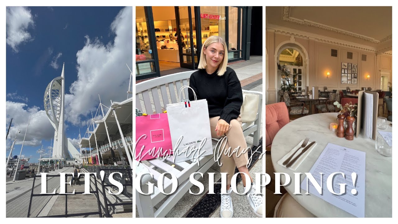 COME SHOPPING WITH US TO GUNWHARF QUAYS 🛍️ | AD
