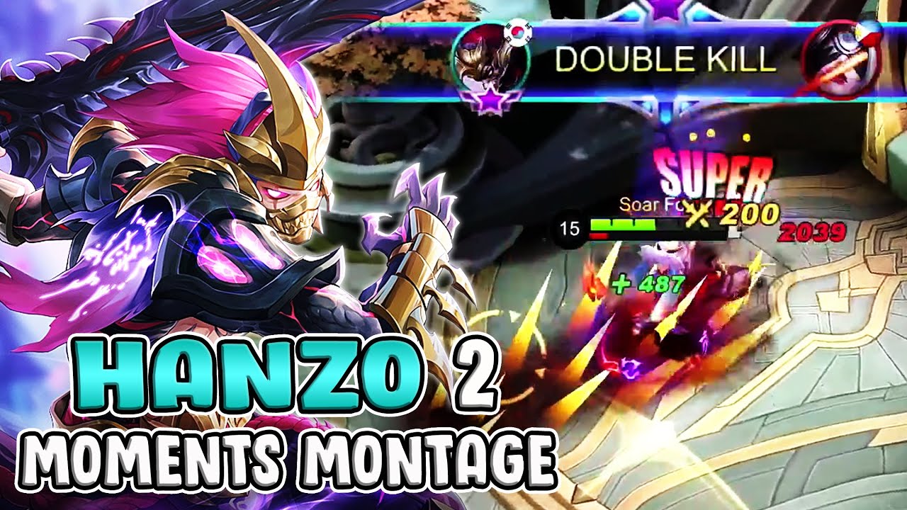Hanzo Moments Montage | Top Global Players | Mobile Legends