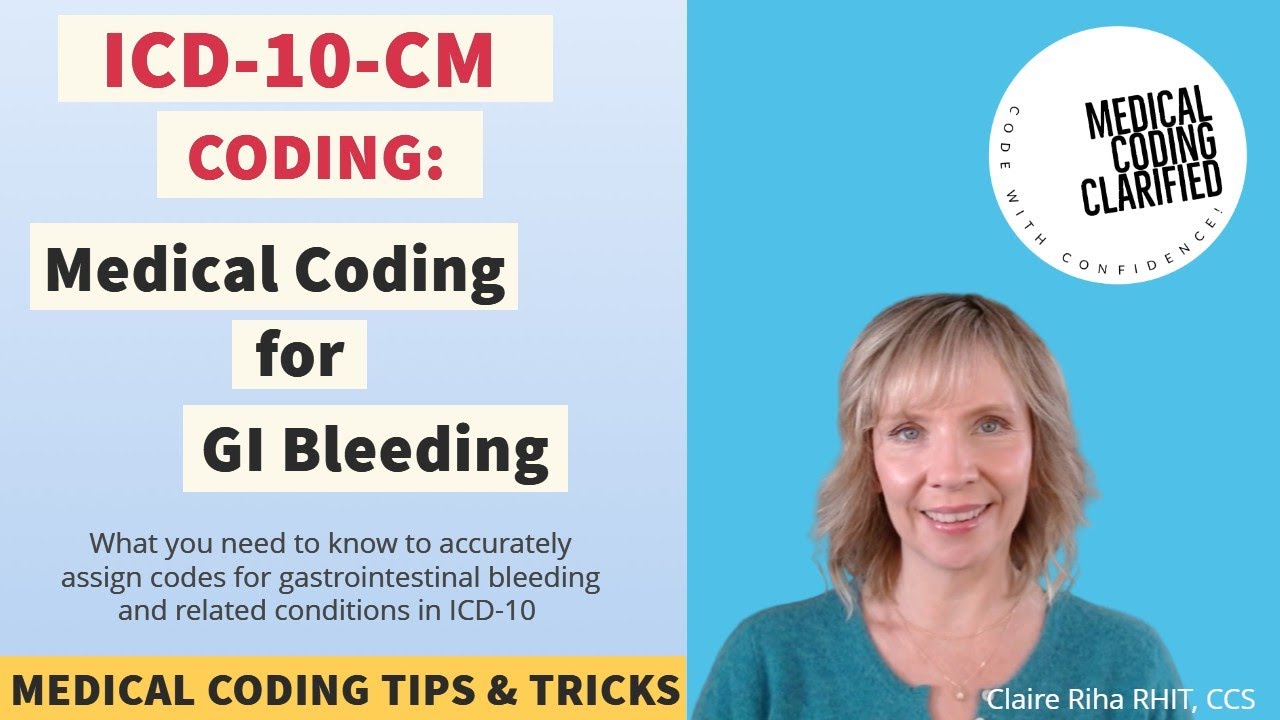 ICD-10 Medical Coding for Gastrointestinal Bleeding