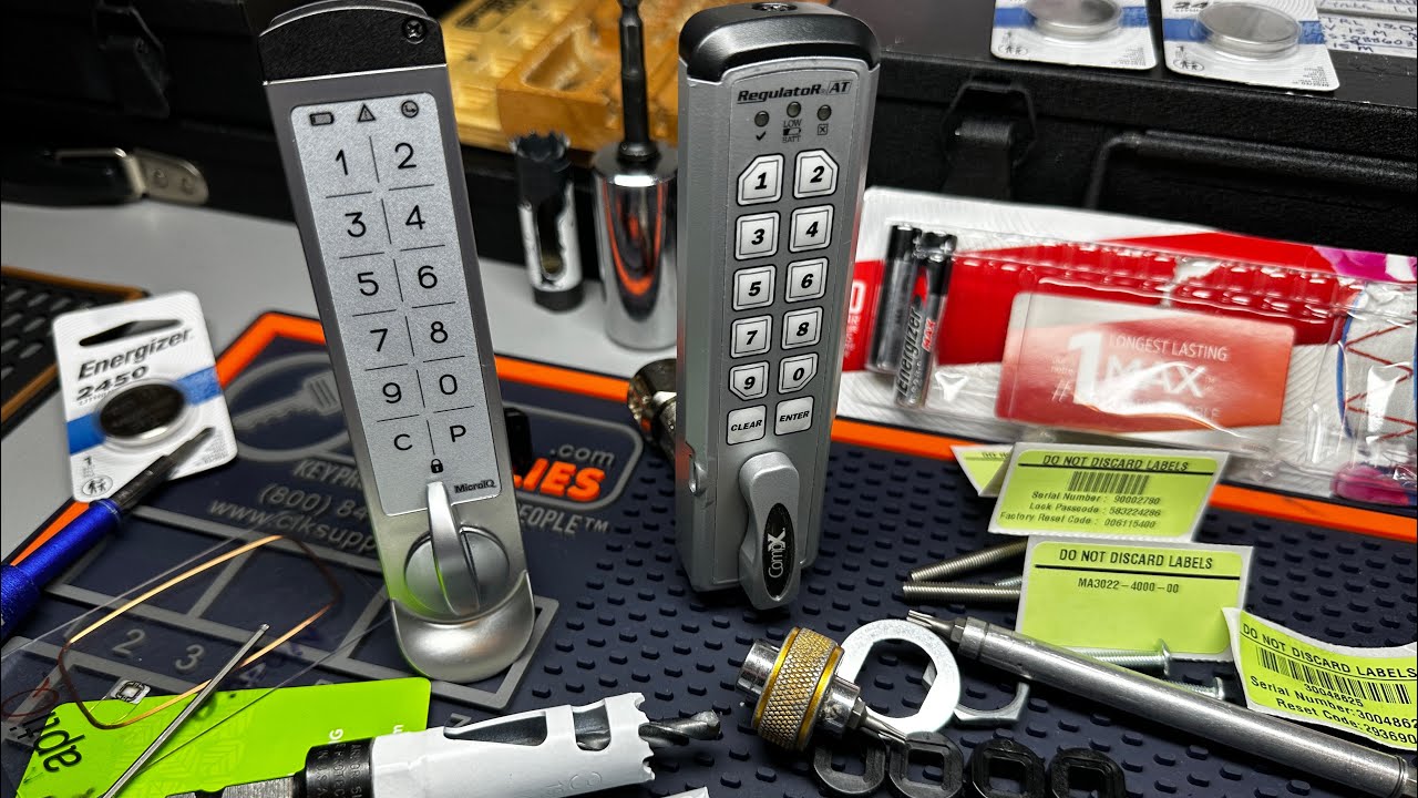 install a CompX Regulator or MicroIQ card access for cabinet&rsquo;s locks?