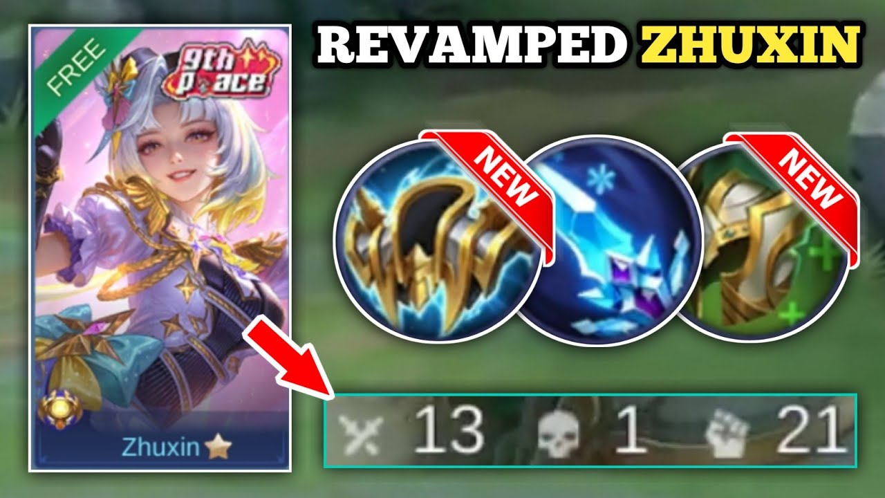 REVAMPED ZHUXIN WITH NEW ITEMS! (100% broken!💀) ZHUXIN BEST BUILD 2025 -MLBB