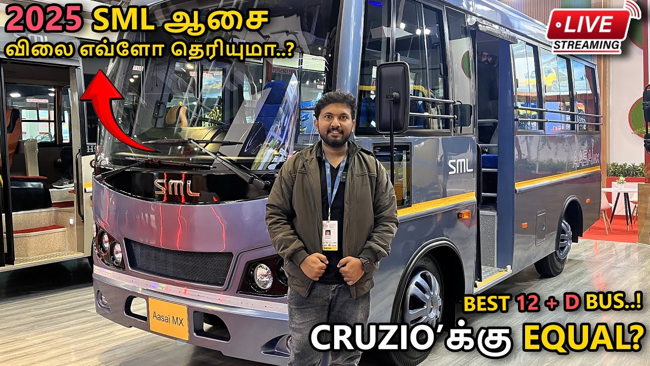 CRUZIO'க்கு TOUGH குடுக்கும் SML'ன் ஆசை? | 12 + D | BUS REVIEW IN TAMIL | TOURIST | COACH VAN REVIEW