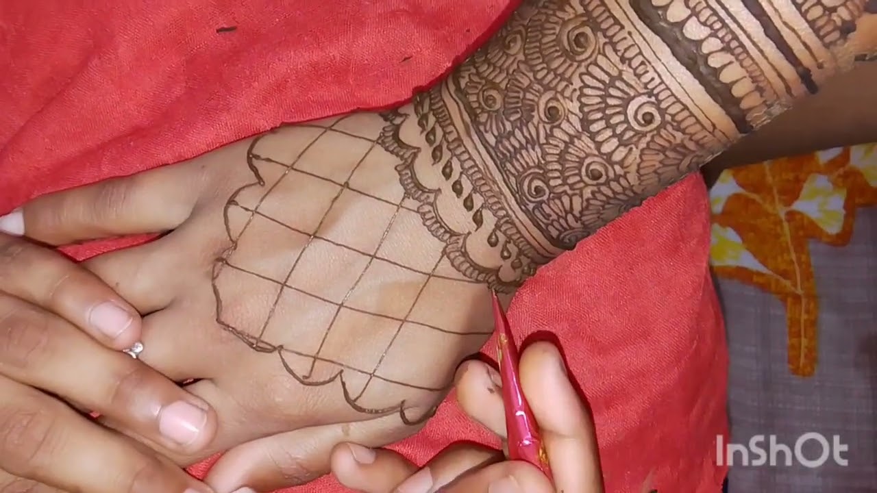 @craftymind8005 Back hand trending & Easy  mehendi design #hennadesign #mehendiartist #trendinghenna