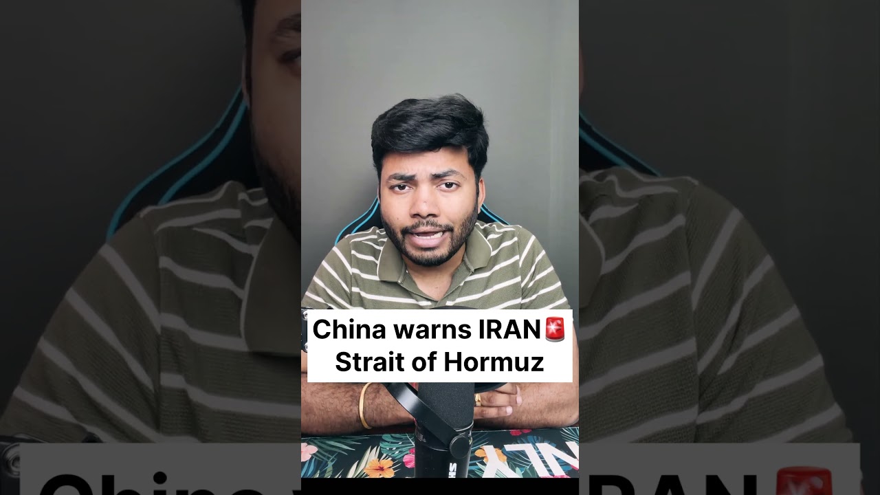 China warns IRAN | Strait of Hormuz Closed