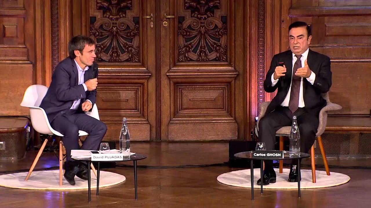 Cité de la réussite 2014 - Carlos Ghosn  / David Pujadas