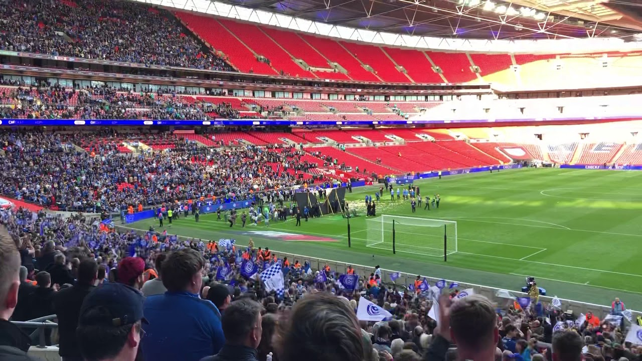 Mike Oldfield’s Portsmouth played during Pompey Checkatrade trophy final celebrations