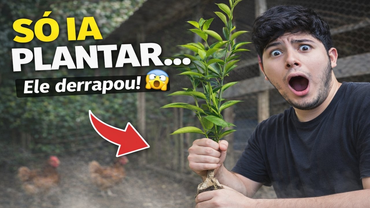 👉 Era só plantar mudas… mas saiu totalmente do controle 😂🌱