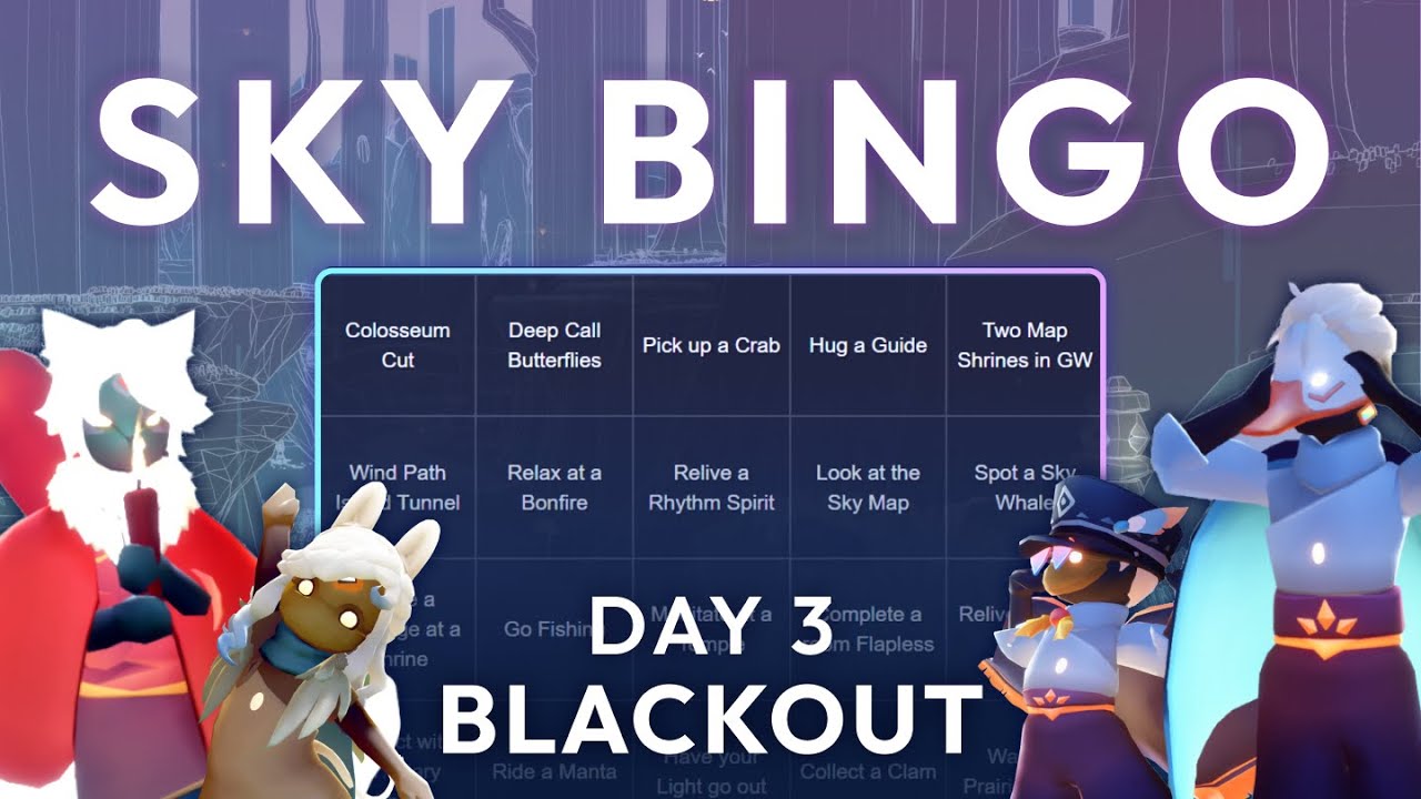 Sky Bingo with TGC and Sky Streamers!