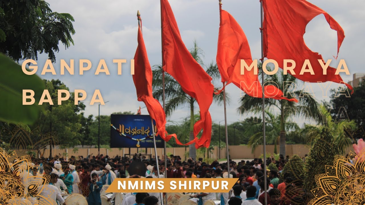 Ganesh Visarjan 2025 NMIMS Shirpur | Dhol Tasha, Dance & Grand Farewell 🚩🥁 #visarjan #ganpati