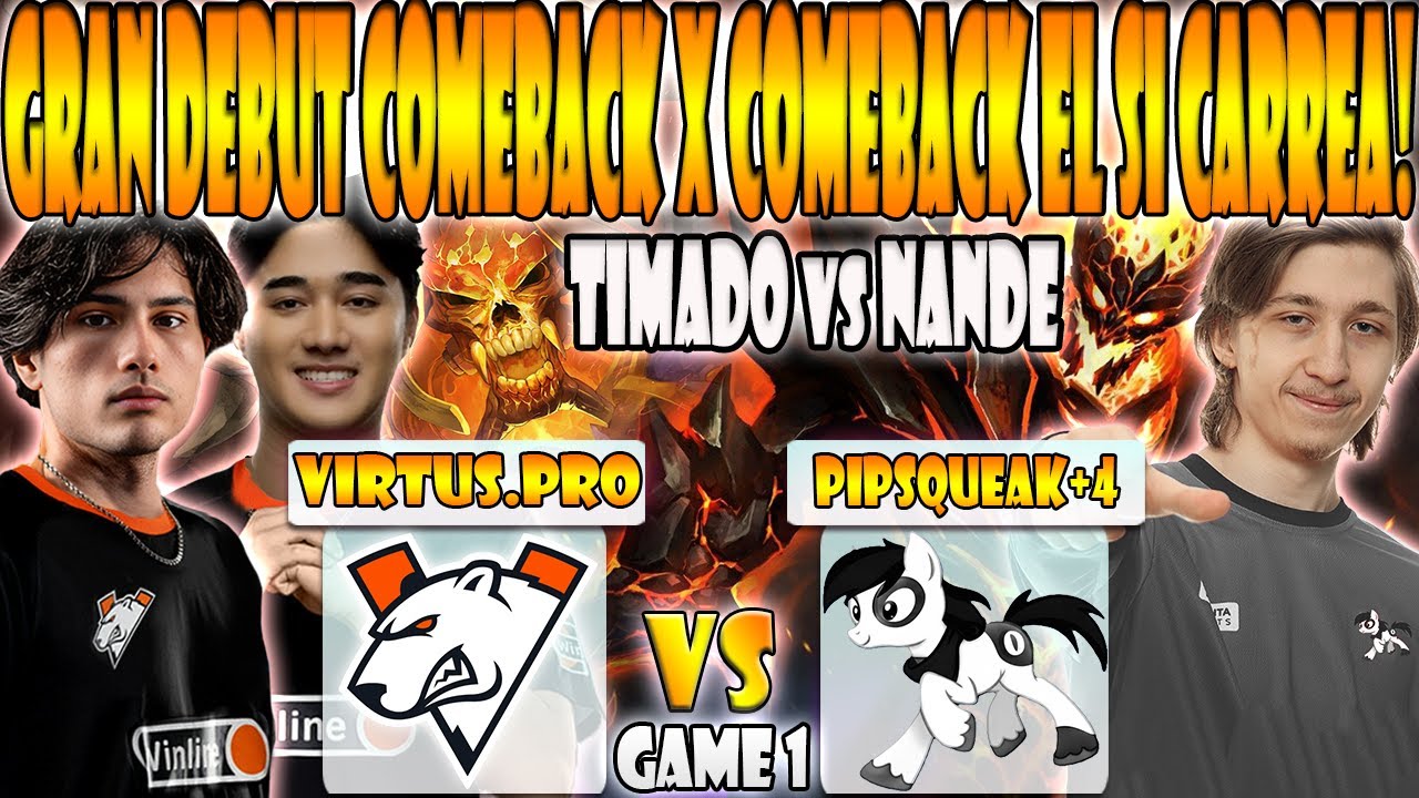 VIRTUS.PRO vs PIPSQUEAK+4 BO3[GAME 1]TIMADO, ABED, FLY VS NANDE, COPY- ESL ONE BIRMINGHAM 2026: WEU