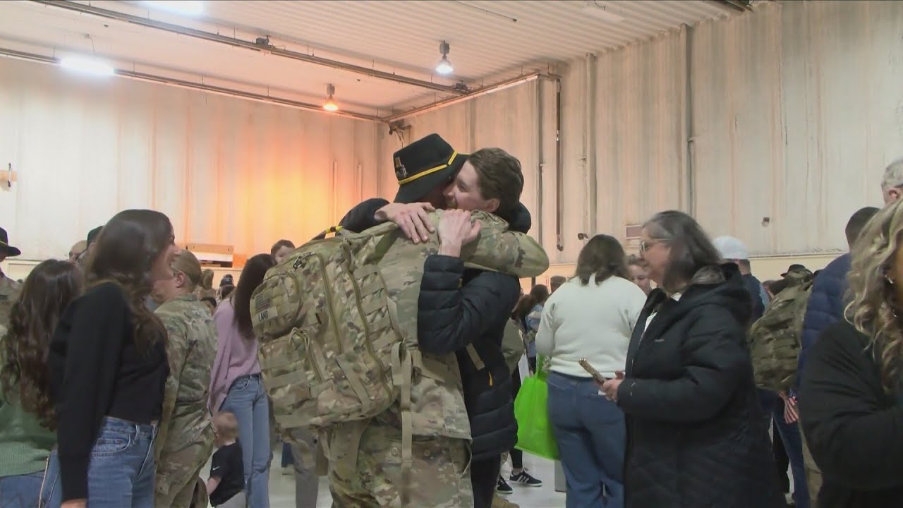 Welcome Home Ceremony for Iowa National Guard Soldiers