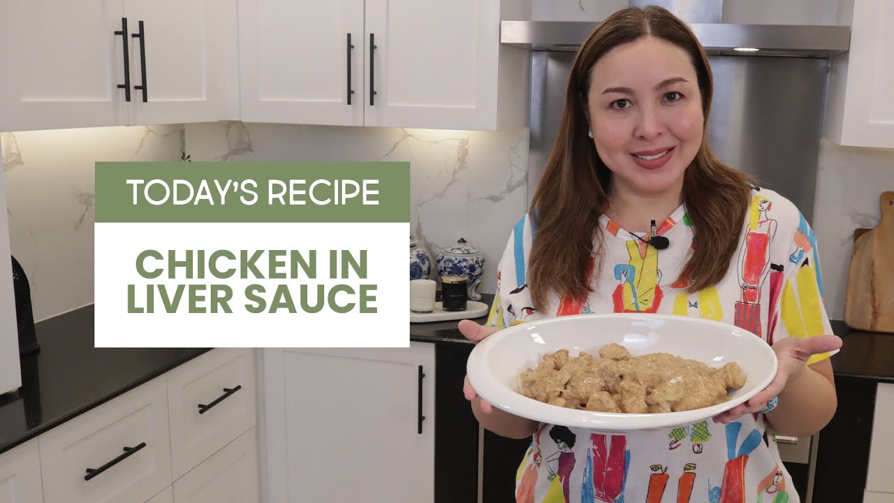 MARJORIE'S KITCHEN: Chicken in Liver Sauce | Marjorie Barretto