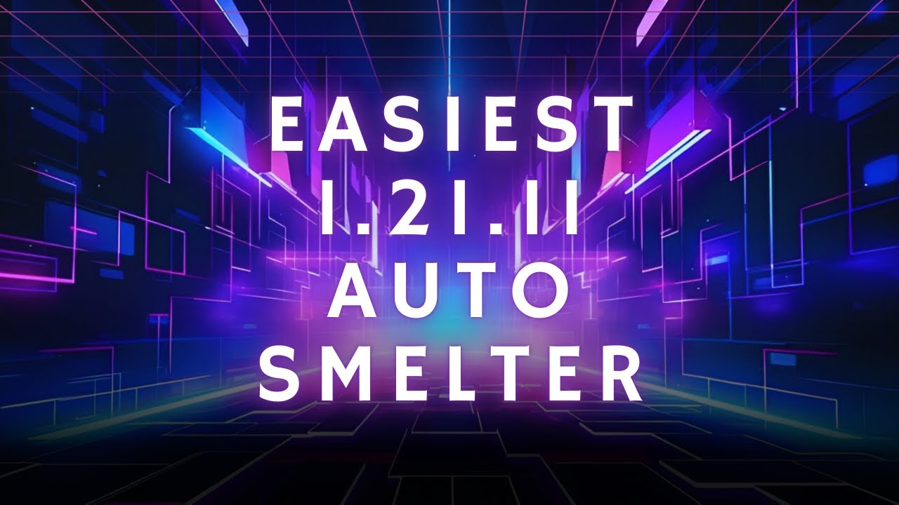 1.21.11+ DonutSMP Auto Smelter (Easiest Build)