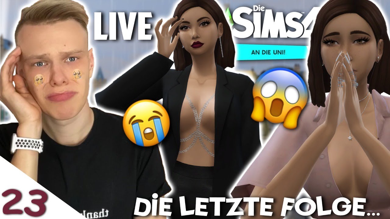 LIVE: DIE LETZTE FOLGE... 😭💔 Die Sims 4: An Die Uni #23 🎓