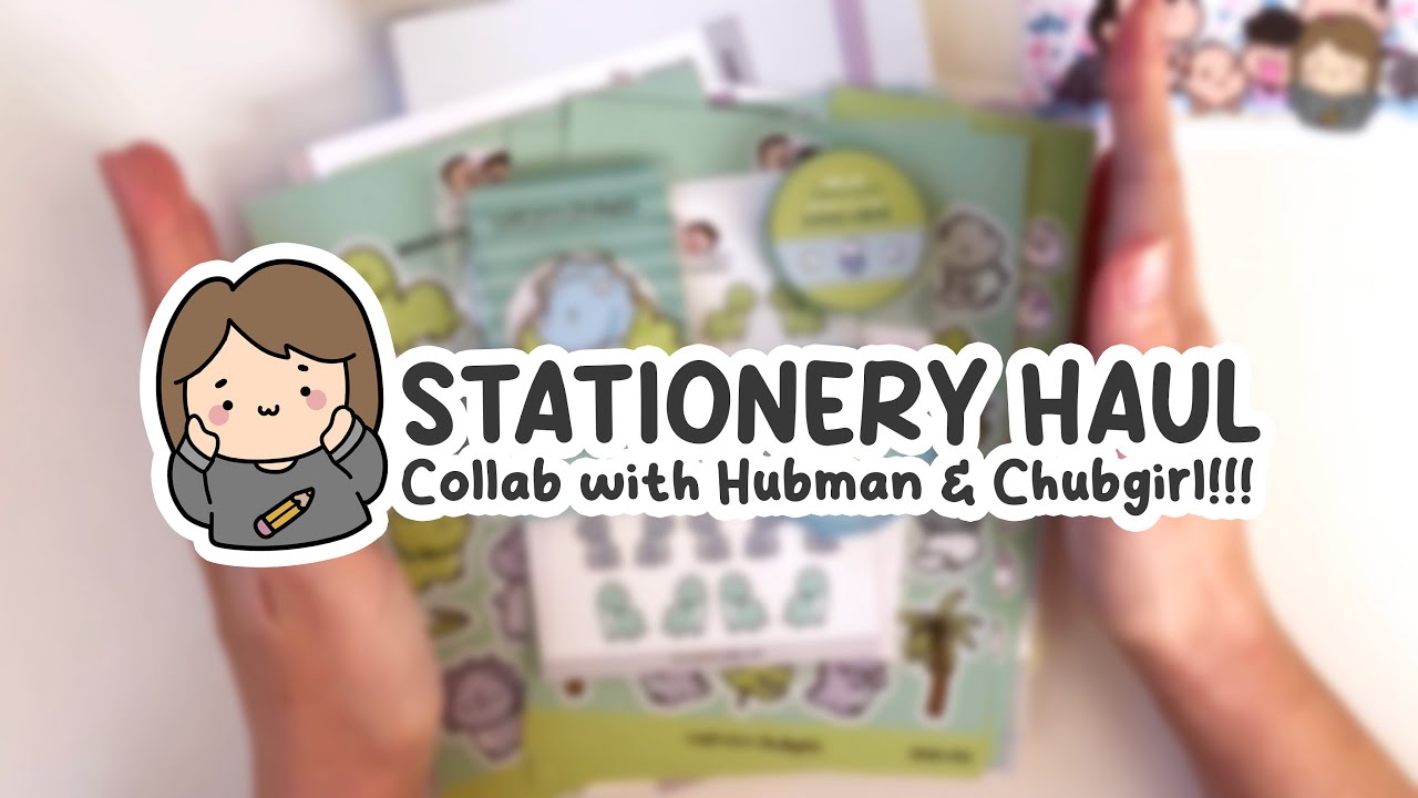 Stationery Haul Collaboration 🦕 @hubmanchubgirlstore
