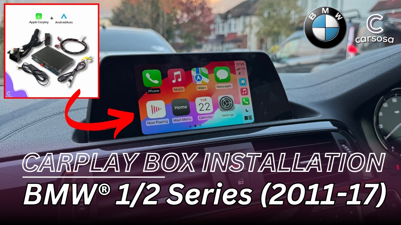BMW APPLE CARPLAY BOX Installation in BMW 1 & 2 Series (2011-2019)