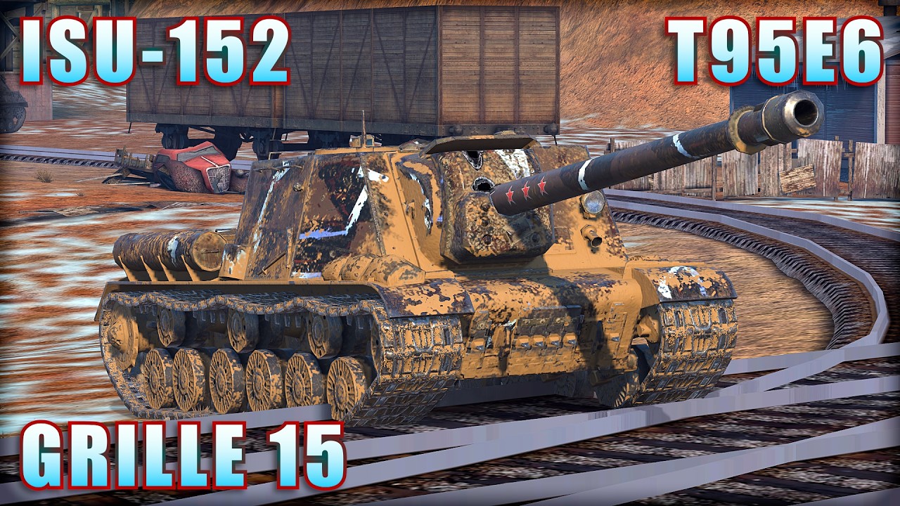 ISU-152 ● GRILLE 15 ● T95E6 | World of Tanks Blitz Replays