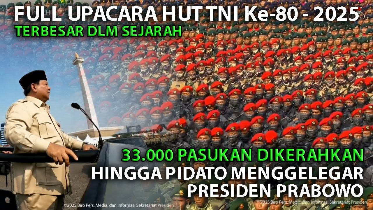GAGAH PARADE PASUKAN, Presiden Prabowo Hormat dr Ats Maung 