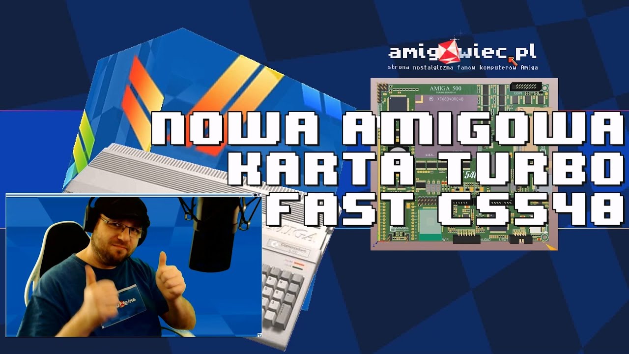 Nowa amigowa polska karta turbo FAST CS-540 / Warp1260