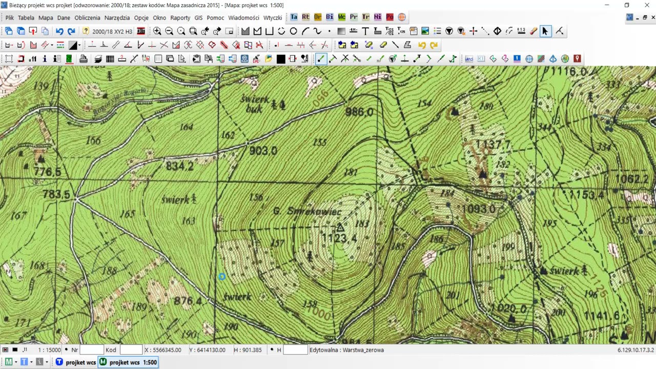 NMT z usługi WCS w C-GEO