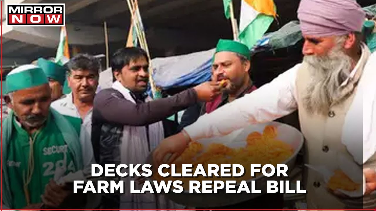 Union cabinet clears the Farm Laws Repeal Bill 2021; Bill listed for winter session