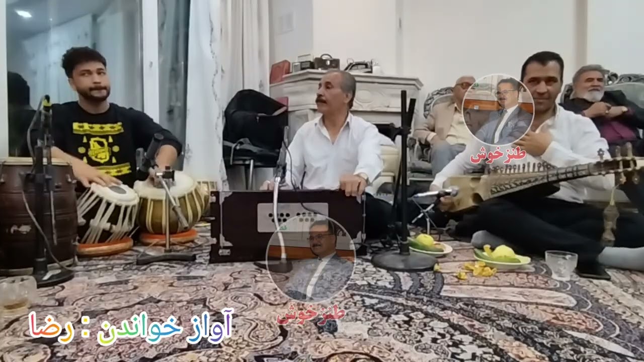 رضا ، خواننده محلی با گروه هنری حکیم جان حسن پور