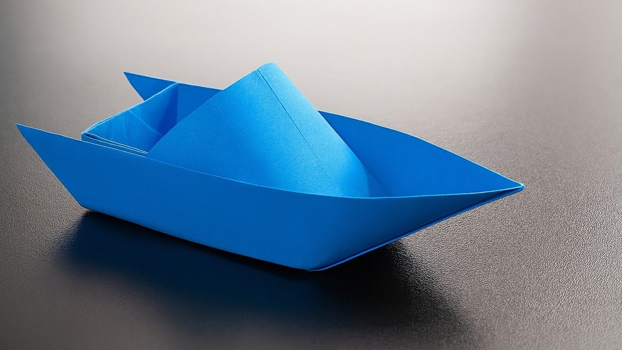 How to Make a Paper Speedboat