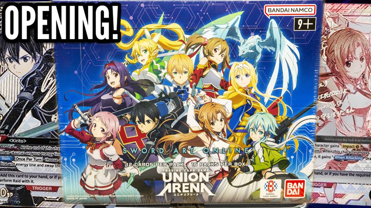 The Official Sword Art Online TCG Booster Box Opening!