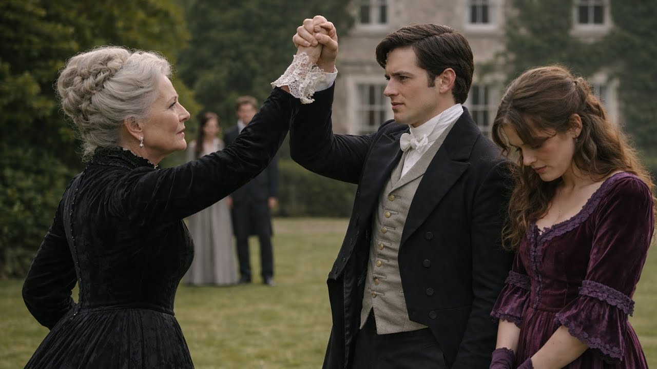 HER STEPMOTHER SLAPPED HER AT THE GARDEN PARTY — THE DUKE CAUGHT HER WRIST AND WHISPERED BACK