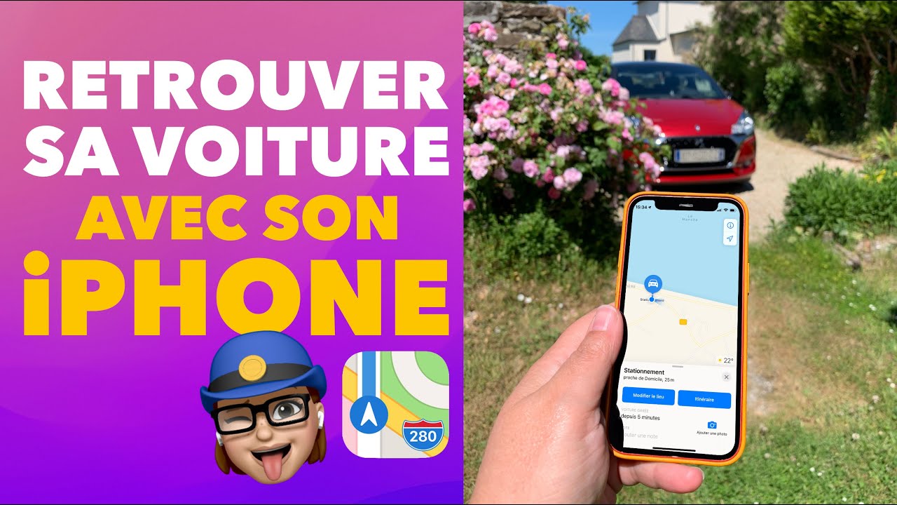Retrouver sa voiture avec son iPhone ! Bluetooth ou CarPlay