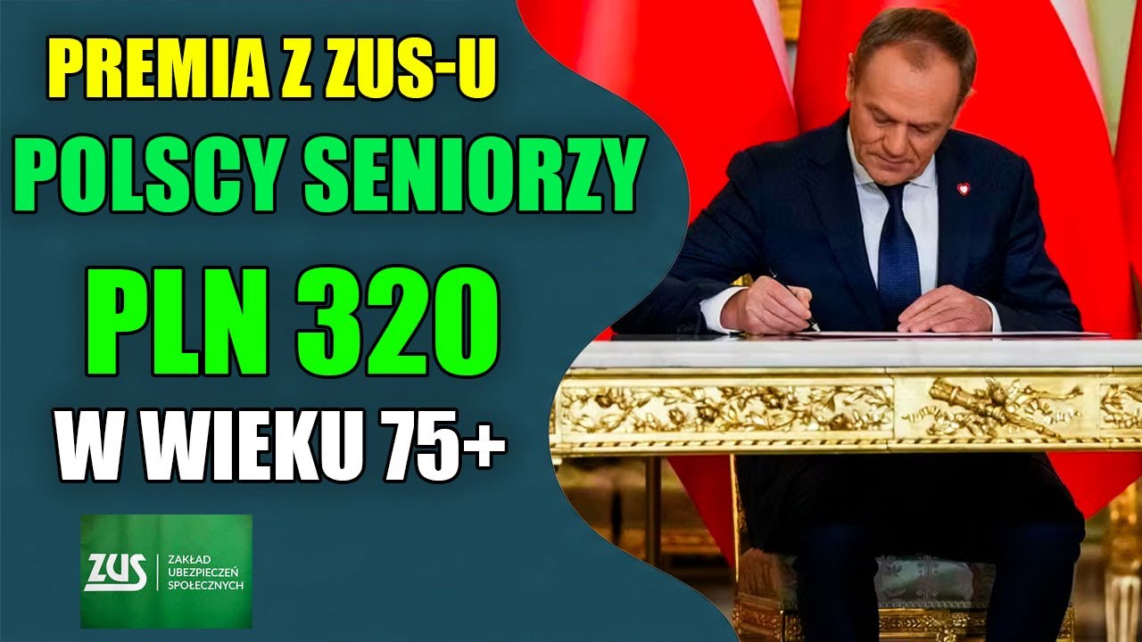 Większość polskich seniorów 75+ nie odebrała 320 zł premii z ZUS