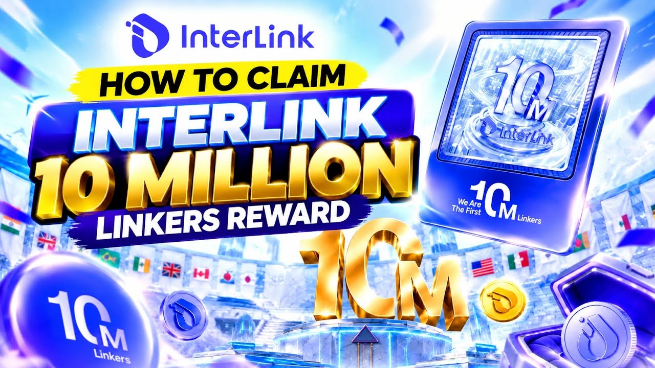 КАК ПОЛУЧИТЬ НАГРАДУ INTERLINK ЗА 10 МИЛЛИОНОВ УЧАСТНИКОВ / AIRDROP И ПОДКЛЮЧЕНИЕ КОШЕЛЬКА | СДЕЛ...
