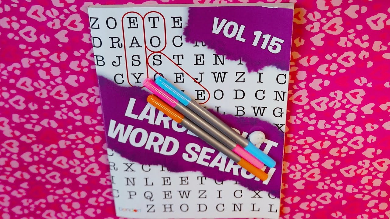 FAMOUS BALLETS WORD SEARCH ASMR CHEWING GUM SOUNDS