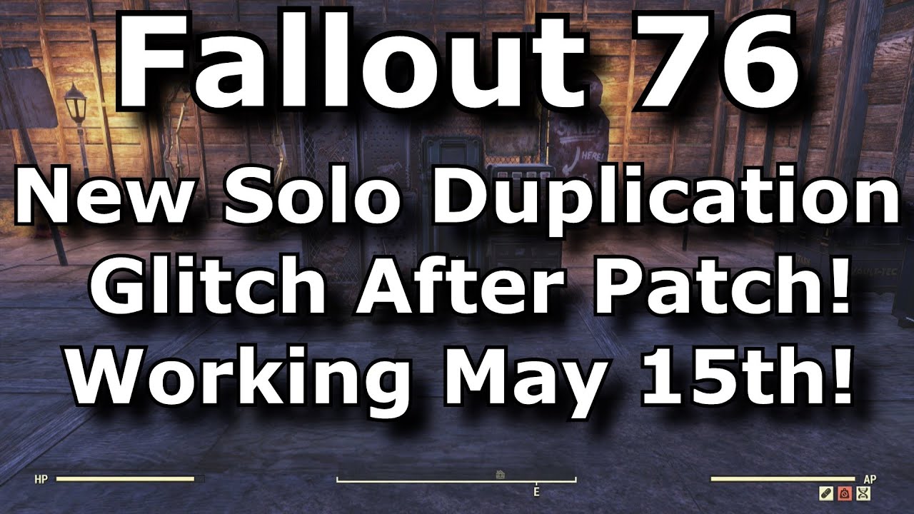 Fallout 76 New Solo Duplication Glitch After Patch & May 15th! Unlimited Ammo, Junk & Aid Exploit!