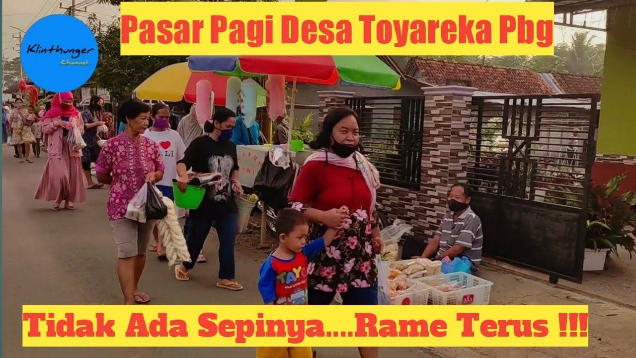 Pasar Pagi Desa Toyareka Purbalingga, Jateng