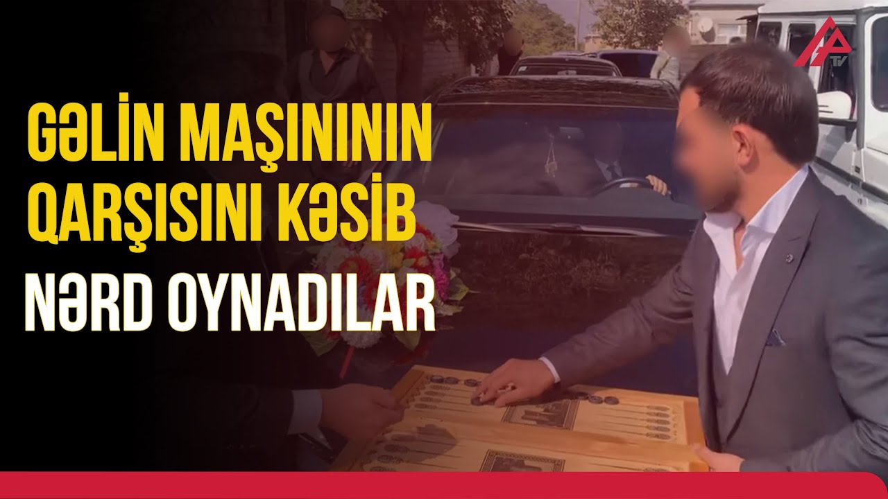 Astarada bəyin dostları avtomobilin qarşısını kəsdilər - 4 DOST HƏBS EDİLDİ – APA TV