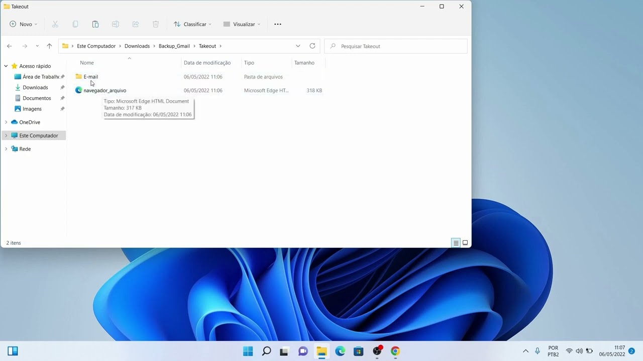 Backup do E-mail - Parte 2