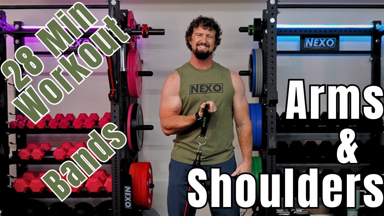 Resistance Bands Arms and Shoulders Workout - 28 Minutes